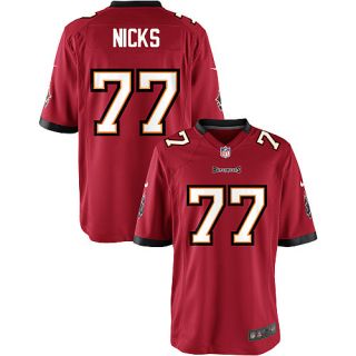Youth Nike Tampa Bay Buccaneers Carl Nicks Game Team Color Jersey (S 