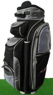 A08 14way full length divider golf cart bag black Grey