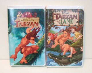 Disneys Tarzan / Tarzan & Jane ~ VHS Lot of 2 Movies