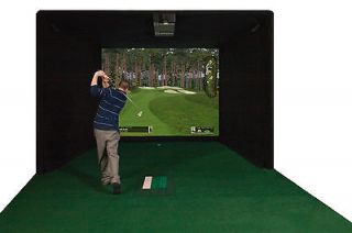   Golf Simulator Eagle Stroke Elite plus 4 HD NEW Indoor golf simulator