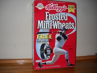 Reggie Jackson Kelloggs Frosted Mini Wheats Cereal Box