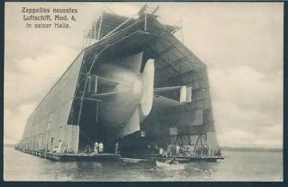 Germany Graf Zeppelin Pioneer Model 4 Water Hangar Dirigible Airship 