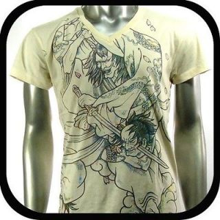 Irezumi Tattoo T Shirt Rock Graffiti IR17 Sz XL Japanese Style Indie 