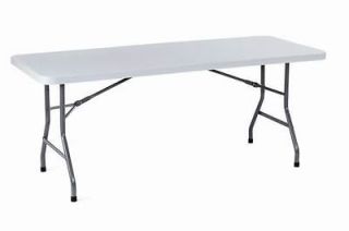 NEW PLASTIC FOLDING TABLE 8 FOOT FOR BANQUETS, PARTYS OR PICNICS