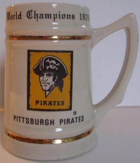 1979 World Champion Pittsburgh Pirates Lg Tankard Stein
