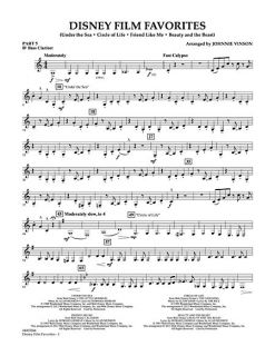 Look inside Disney Film Favorites   Pt.5   Bb Bass Clarinet   Sheet 