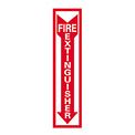 Signs  Fire Safety  Fire Extinguisher Sign  Bilingual   Plastic 