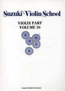 Look inside Suzuki Violin School, Volume 10   Violin Part   Sheet 