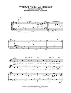 Look inside When At Night I Go To Sleep   Sheet Music Plus