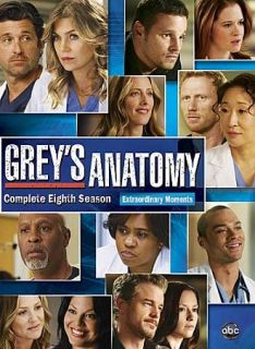 Greys Anatomy The Complete Eighth Season DVD, 2012, 6 Disc Set