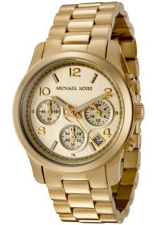 Michael Kors MK5055 Watches,Womens Chronograph Gold Tone Stainless 