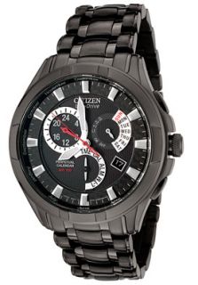Citizen BL8097 52E Watches,Mens Eco Drive Perpetual Calendar Black 