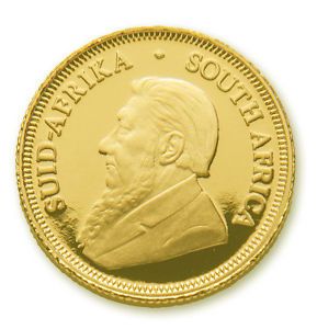 1984 SOUTH AFRICAN FINE GOLD 1/10 Oz KRUGERRAND GOLD COIN