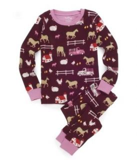 BNWT Girls Kids HATLEY HORSE FARM Pyjamas NEW Long John Pajamas Pink 
