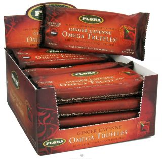Buy Flora   Omega Truffles Ginger Cayenne 70% Cocoa   1.59 oz. at 