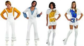 ABBA   Agnetha,Annie,Benny,Bjorn Adult Group Costume Set   Standard
