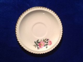   Pottery Company Wild Beach Rose 22 KT Gold Trim Made In The U.S.A