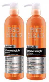 TIGI Bed Head Styleshots Extreme Straight Shampoo & Conditioner Tween 