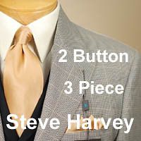 54R Suit STEVE HARVEY 2 Button Coordinated 3 Piece Mens Suits 54 