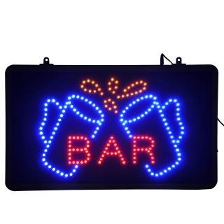 22x13 Cheer Bar Beer Animated Neon LED Sign Motion Neon On/Off 
