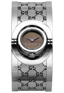 Gucci YA112501 Watches,Womens 112 Twirl Brown Dial Stainless Steel 