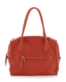 Boxy Tote Bag, Coral   