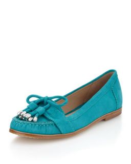 Raven Loafer, Turquoise   