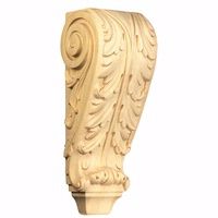 Large French Acanthus Carved Corbel   Rockler Woodworking Tools