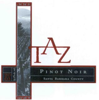 TAZ Santa Barbara County Pinot Noir 2003 