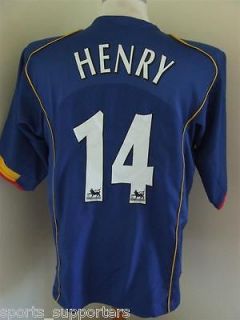 Shirt Arsenal 2004/05 (L)#14 Henry Red Bulls Maglia Jersey Maillot 