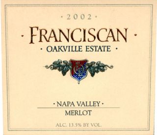 Franciscan Merlot 2002 