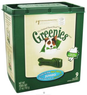 Greenies   Dental Chews For Dogs Jumbo (For Dogs Over 100 lbs.)   9 
