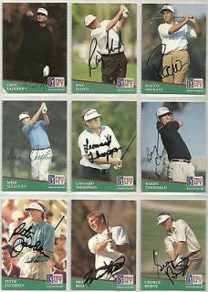 169   George Burns Signed Autographed 1991 Pro Set Golf Card Proset
