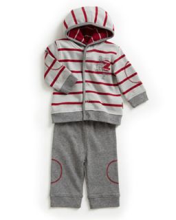 Striped Hoodie Track Suit, 12 24 Months   