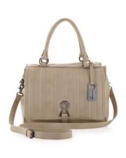 Handbags by Romeo & Juliet Couture Kaylie Satchel Bag, Linen
