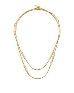 Pave Tube Necklace   