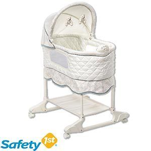 Safety 1st Nod A Way Bassinet Vibration Music Baby Infant Home Sleep 