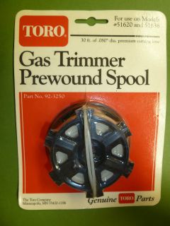 NEW Toro STRING TRIMMER PREWOUND SPOOL PART # 92   3250