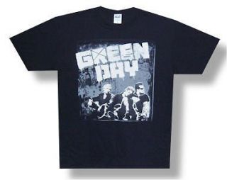 GREEN DAY   TOUR 2010 GREY WALL BLACK T SHIRT   NEW ADULT SMALL S