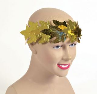   Gold Leaf Headband Fancy Dress Headpiece For Greek Toga Accessory