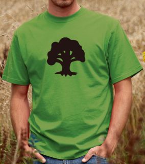 Green Mana   Forest   T shirt   Any Colour (1628)