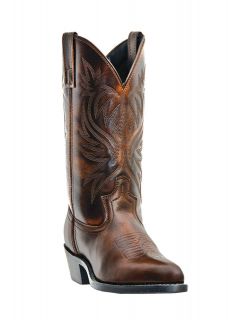 NEW Mens Laredo Paris Antique Tan Western Cowboy Boots Style 4214