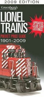 Greenbergs Guides to Lionel Trains Pocket Price Guide 1901 2009 2008 