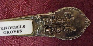 Souvenir Spoon Knoebels Groves w/ train