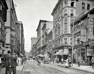 1903 Providence, Rhode Island Street View, Photo / Print, 14 x 11 