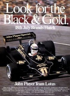 Lotus John Player Special F1 1982   Retro A3 Poster