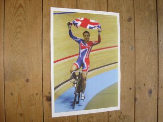 Victoria Pendleton Cycling British Olympic Winner POSTER