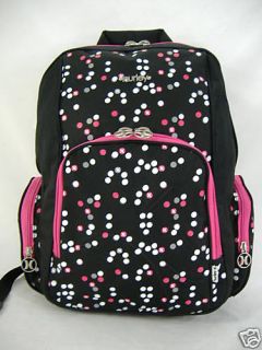 New Womens Girls Hurley Iconic Crazy Dots Heavy Backpack School Book 