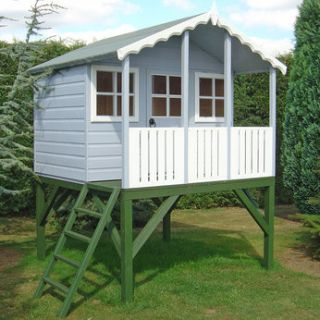 Standing 1 metre off the ground, the Stork Playhouse with Platform is 