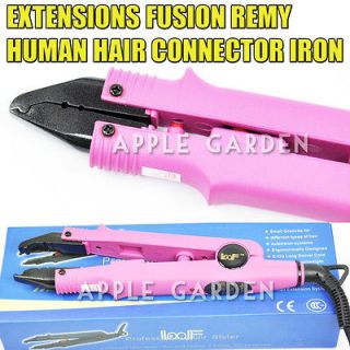 EXTENSION FUSION REMY HUMAN HAIR CONNECTOR IRON #374C